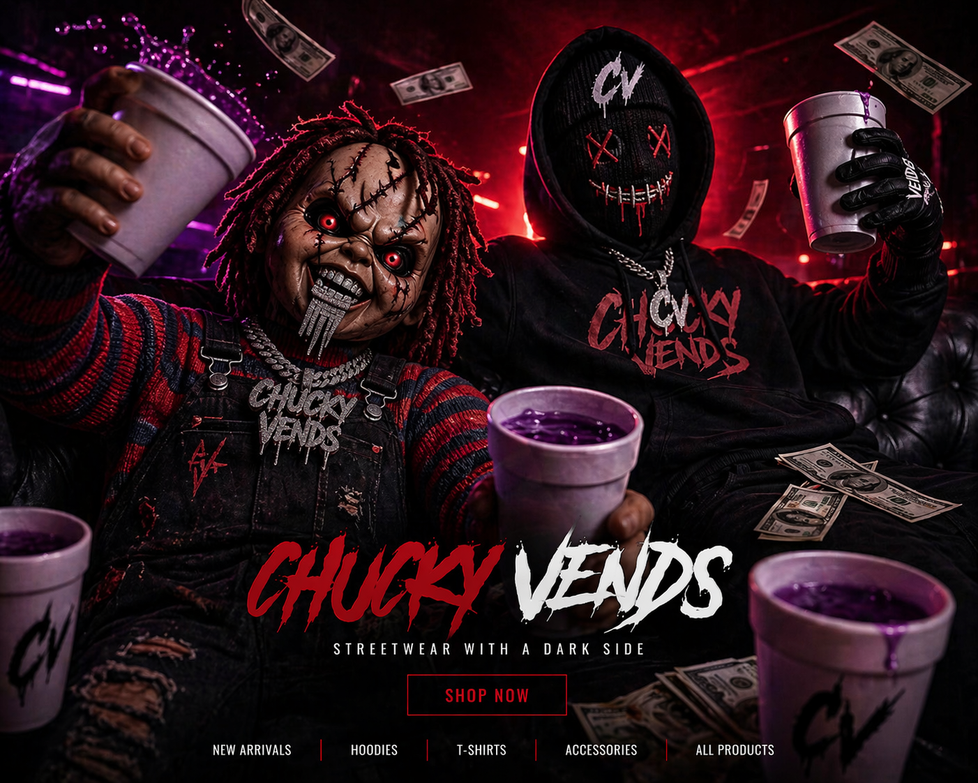 Chucky Vends Intro Logo